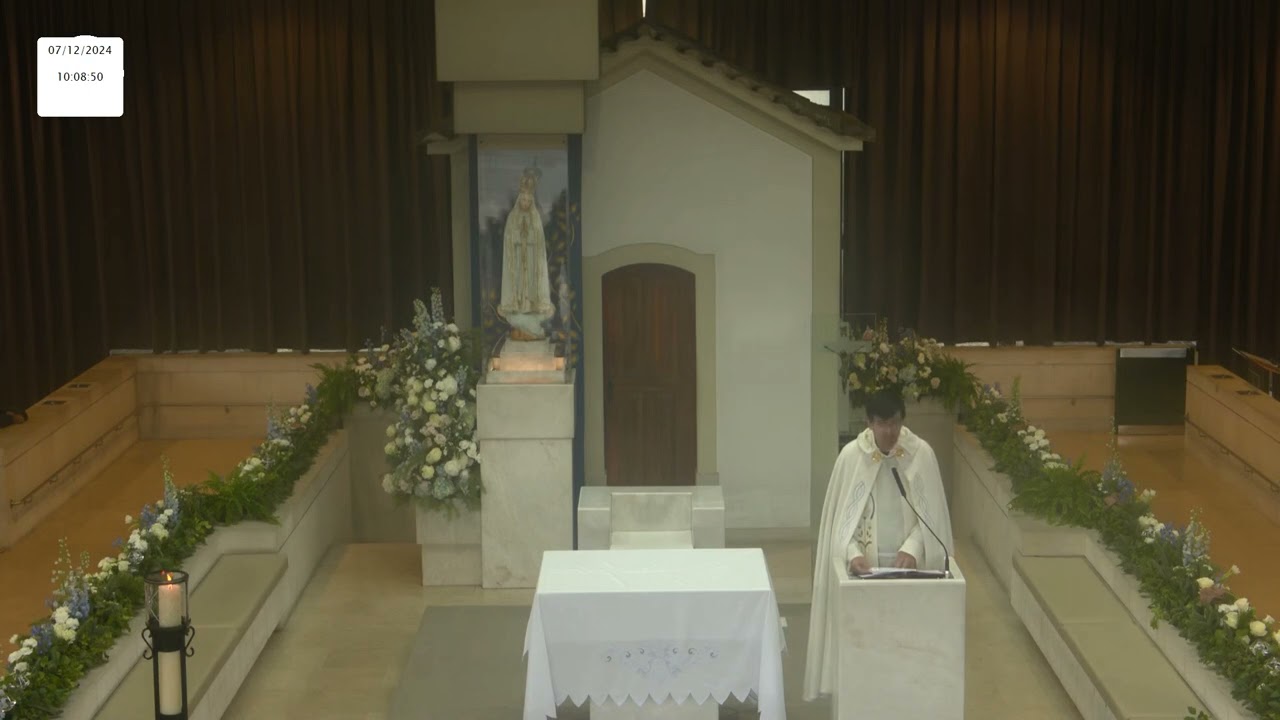 Terço a Nossa Senhora de Fátima desde a Capelinha das Aparições 07.12.2024