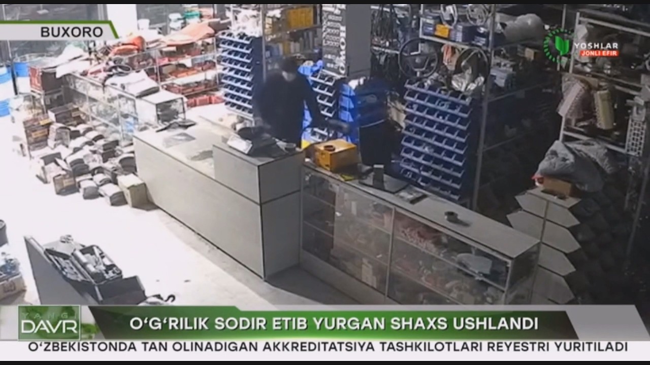 Oʻgʻirlik sodir etib yurgan shaxs ushlandi (Buxoro)