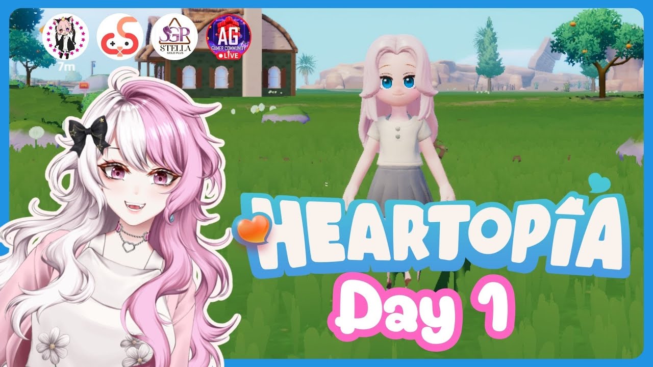🔴[ LIVE ] Heartopia Day 1 ปลูกผักเพราะรักเธอ ?!! | PinkStar Vtuber #aggc #heartopia