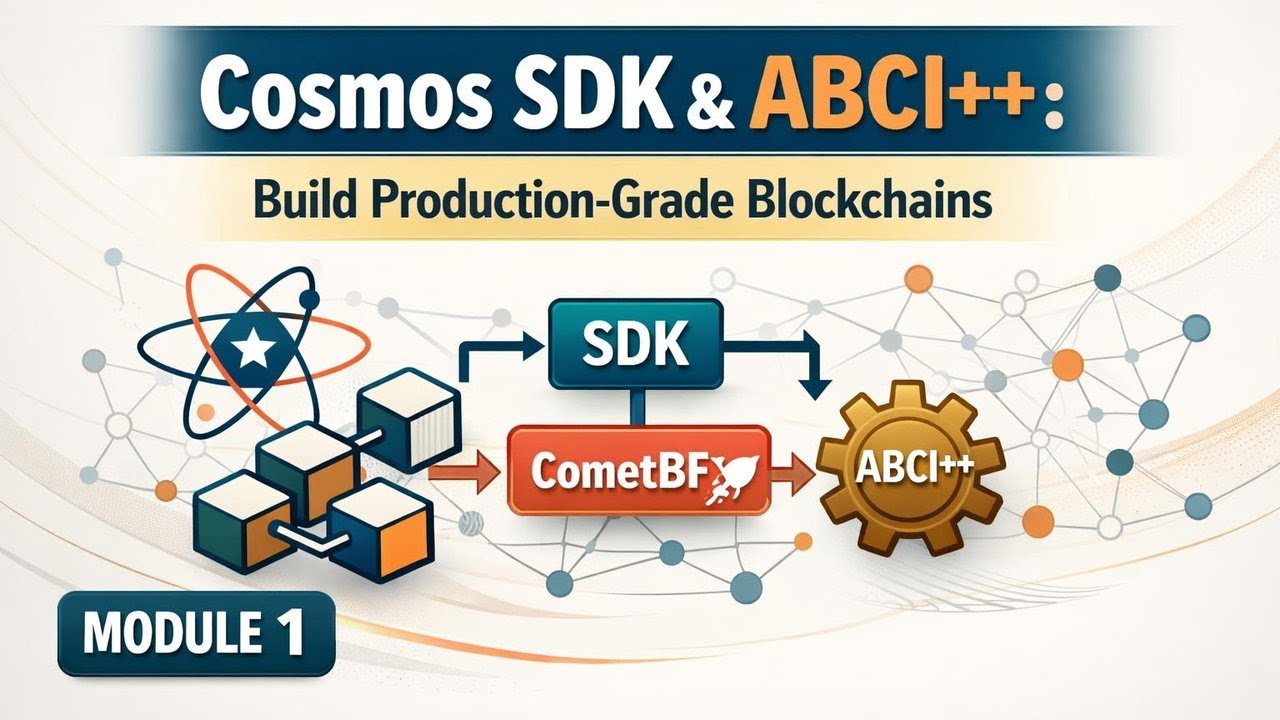 Cosmos SDK & ABCI++: Build Production-Grade Blockchains | Module 1.1