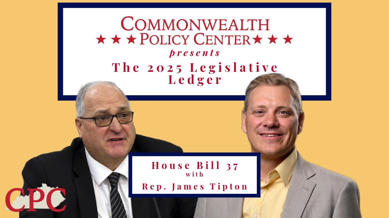 CPC Legislative Ledger | HB 37 | Rep. James Tipton | 2025