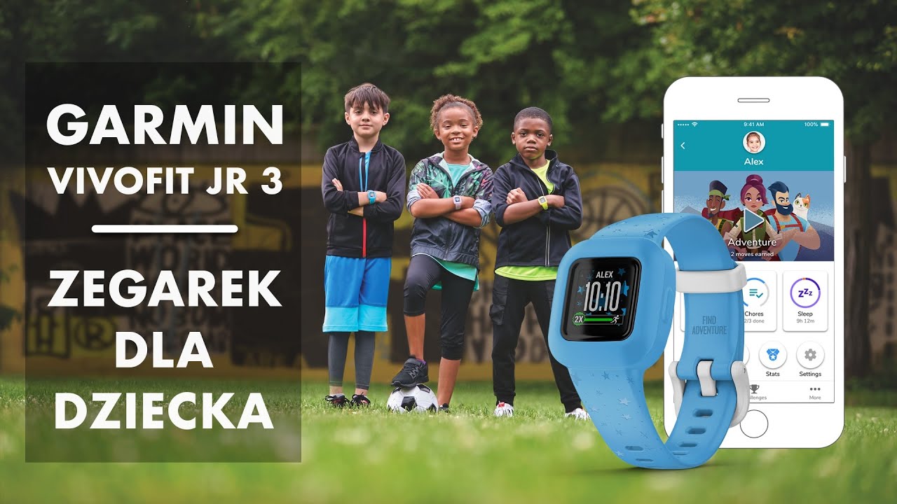 Garmin Vivofit Jr. 3 - zegarek sportowy dla dziecka