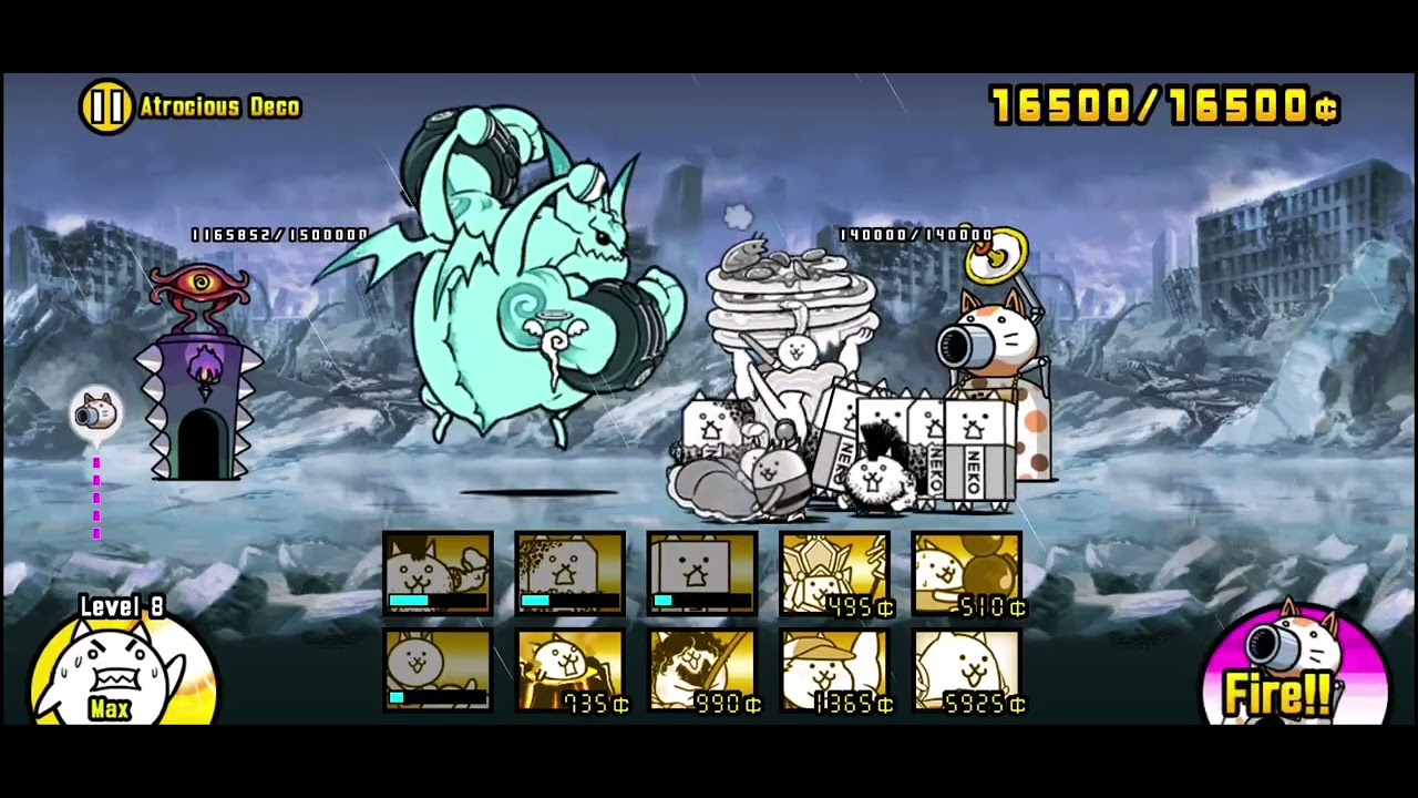 The Battle Cats - Atrocious Deco (2 ♛)