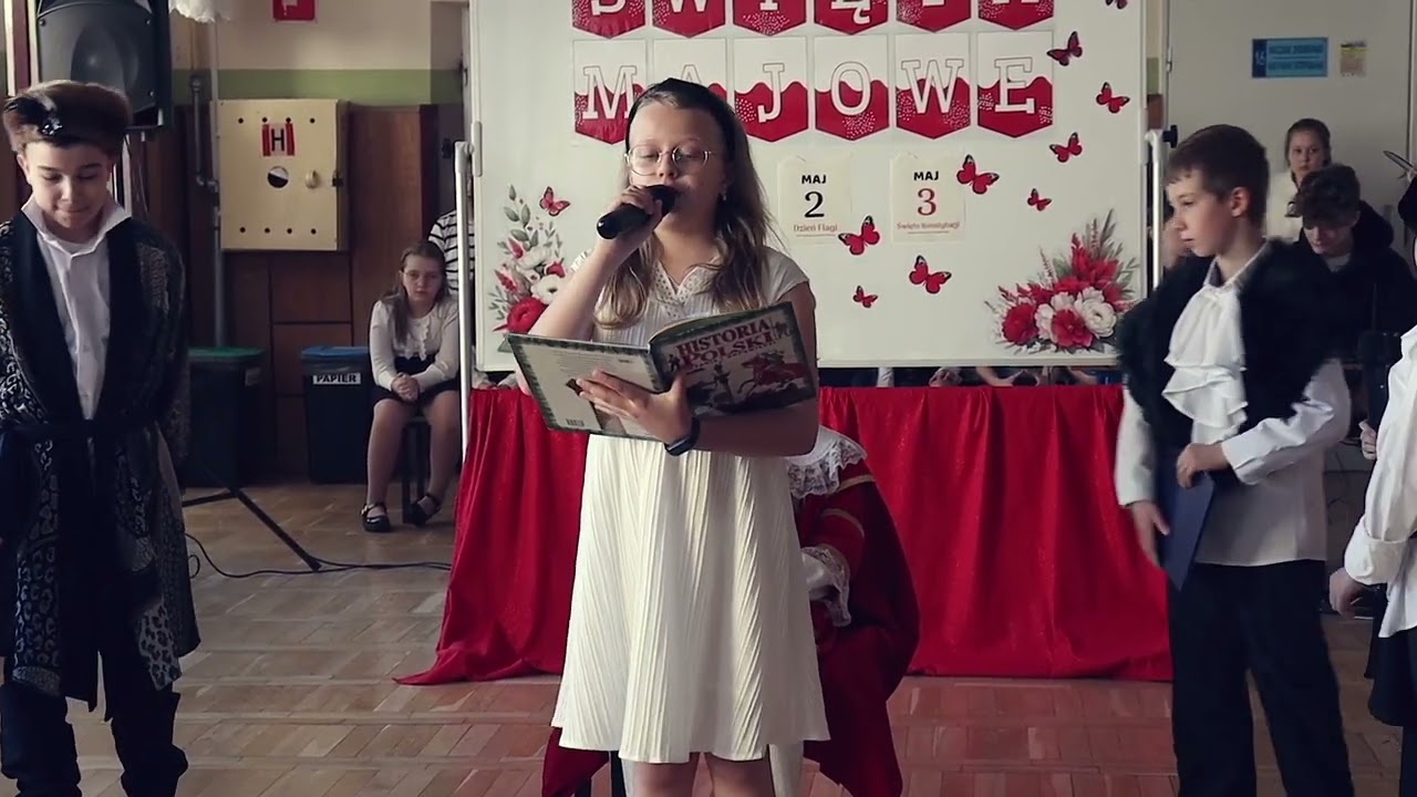 Święta majowe 2024   apel III C