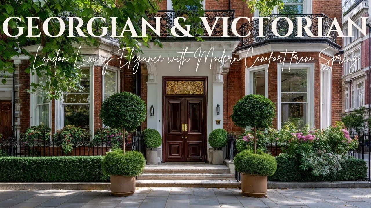 London Luxury Homes Georgian & Victorian Elegance with Modern Comfort from Spring into Summer