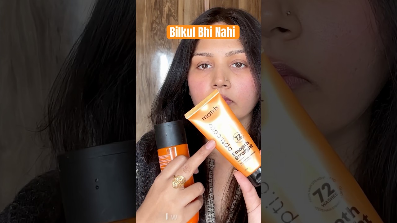 Honest quick review of matrix viral trio for dry frizzy hair / is this best split end serum 