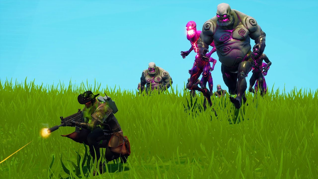 LOS ZOMBIES ME TROLLEAN! - Fortnite Battle Royale