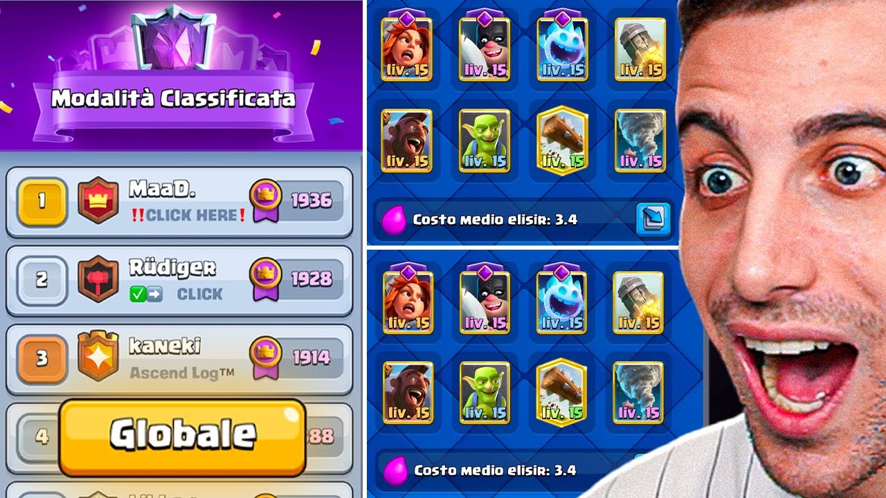 COPIO i Deck dei PRIMI al MONDO su Clash Royale! *NON DOVEVO FARLO*