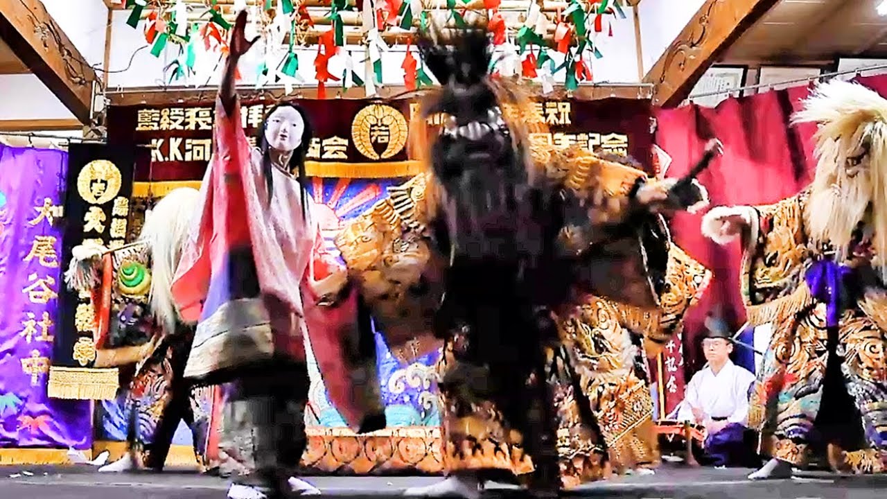 【石見神楽　大江山（後半）】 #大尾谷神楽社中 2025.3.29～若一王子神社春季例大祭奉納神楽