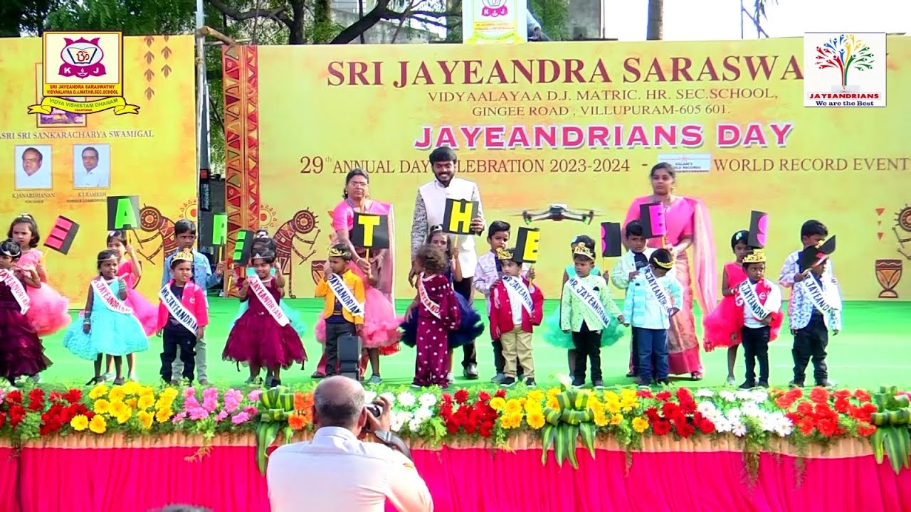 FASHION SHOW by PRE-KG Kids | JAYEANDRA SCHOOL VILLUPURAM | 29th JAYEANDRIANS Day Celebration