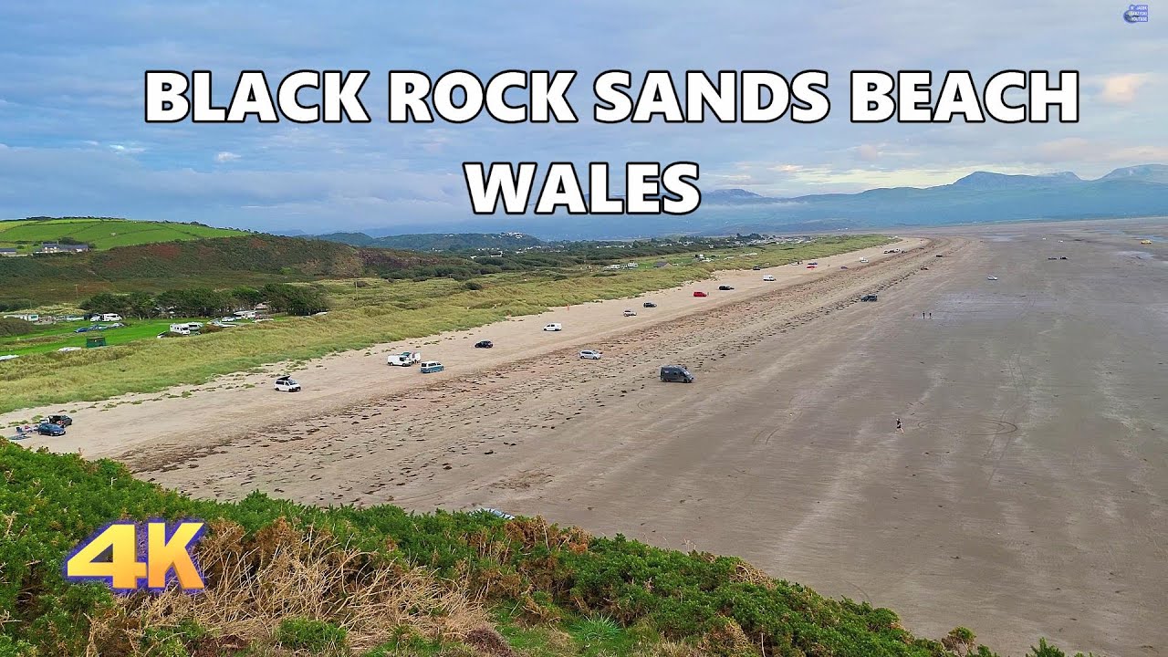 BLACK ROCK SANDS BEACH - WALES 4K