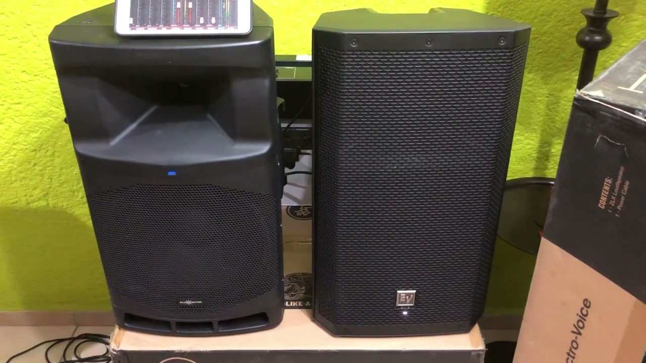 Comparativa Audiocenter MA12 vs Electrovoice ZLX12BT