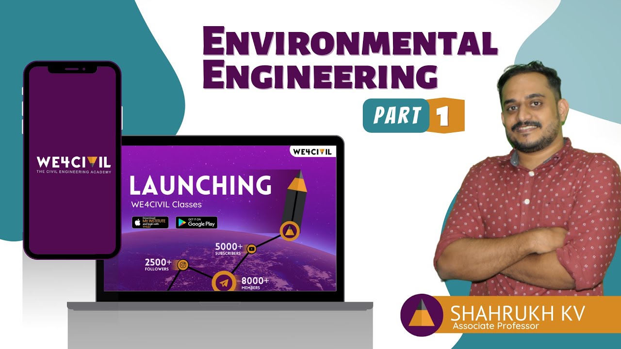 Demo Class No.1 | Environmental Engineering I Water Demand, Part-01 | WE4CIVIL CLASSES I KWA AE