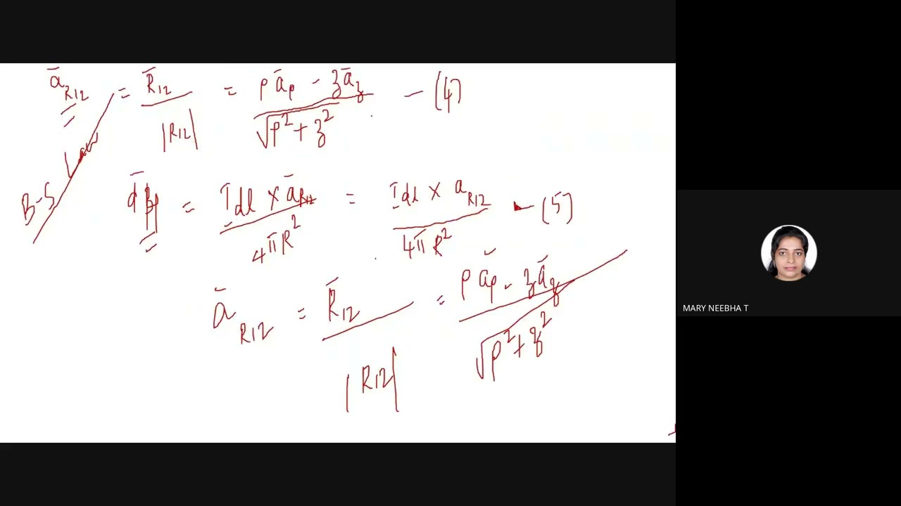 Magnetic field intensity due to an infinte long line conductor