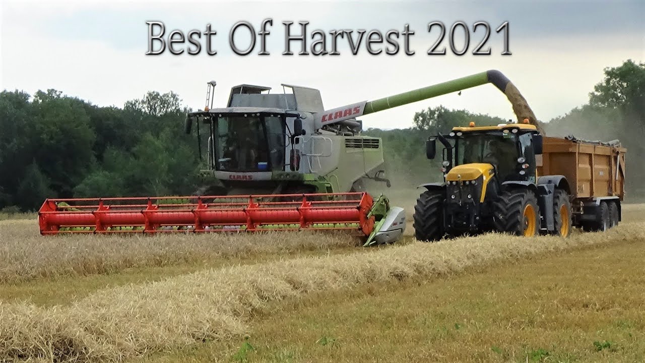 Harvest 2021 UK Compilation - Best Of Harvest 2021 - Combining, Baling, Bale Cart & Unseen footage