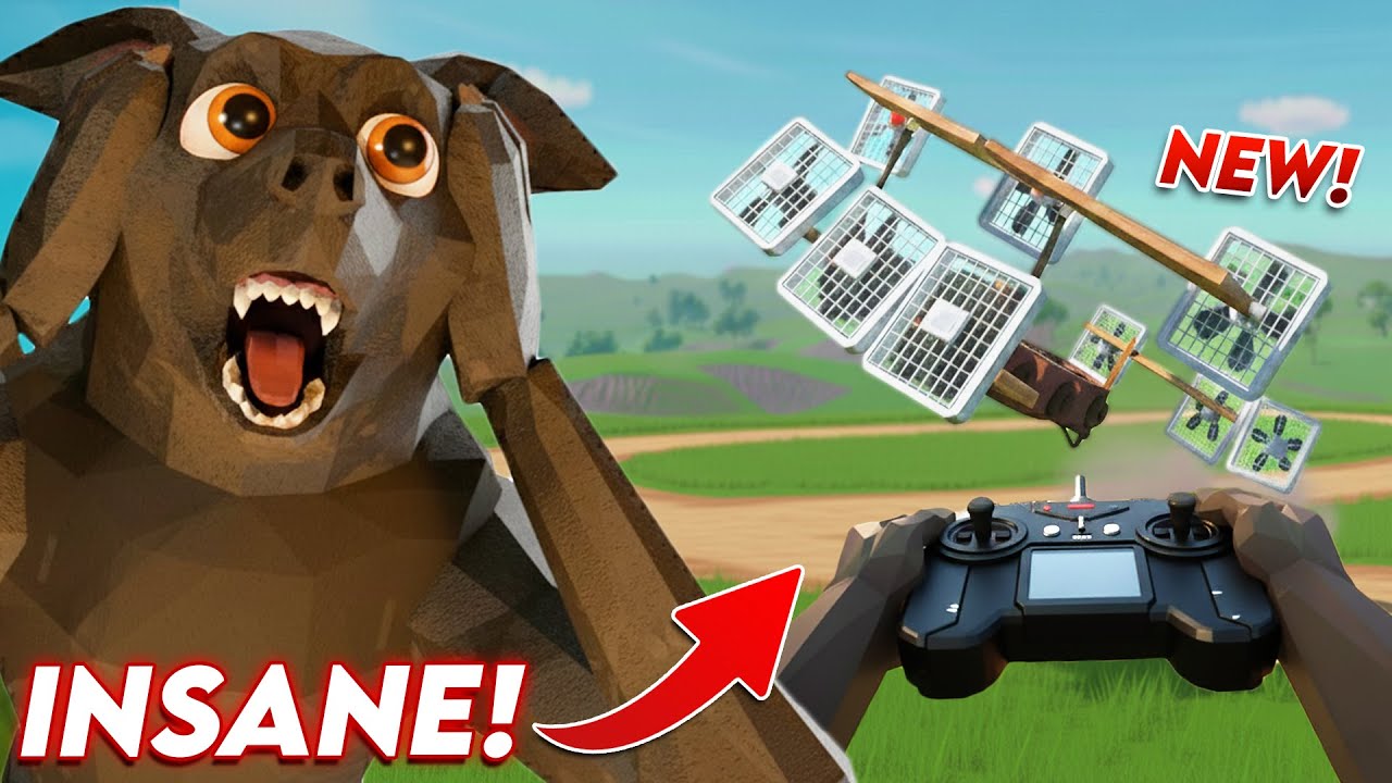 I Built a FLYING RC PLANE in Animal Company (Animal Company VR)
