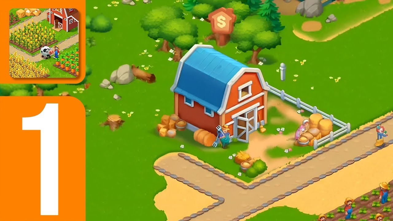 Farm City: Farming & Building - Gameplay Walkthrough Part 1 - Tutorial (iOS, Android)