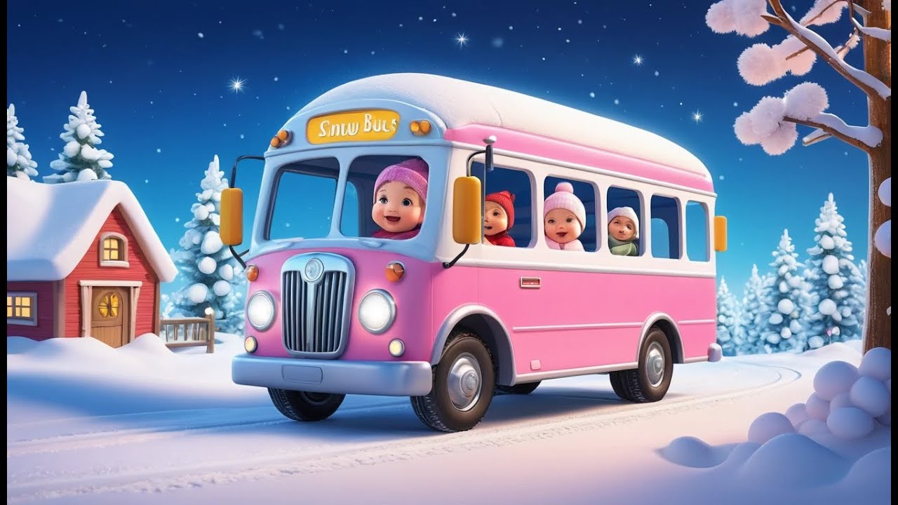 Little Snow Bus | Fun Learning & Action Song for Toddlers