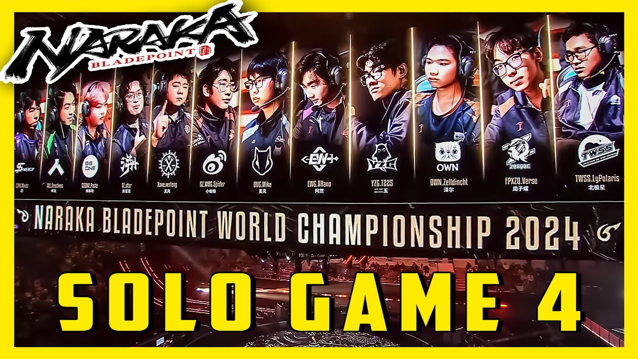 NARAKA: Bladepoint Pro Tournament Gameplay | J Cup Solo Grand Finals GAME 4