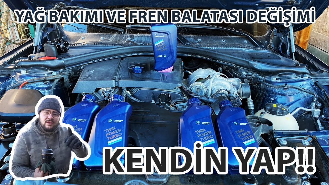KENDİN YAP!! Yağ Bakımı ve Fren Balatası Değişimi @Noyan ile | BMW F30 320i ed | Muhabbet
