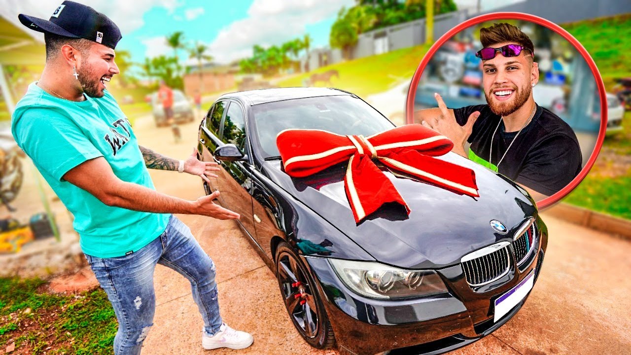 VOU DAR MINHA BMW DE PRESENTE PRO MEU AMIGO 🚗 🎁!! * ele merece muito *