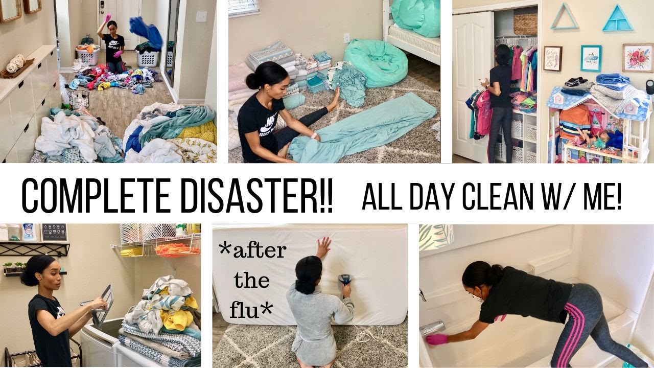 COMPLETE DISASTER CLEANING MOTIVATION // clean with me // Jessica Tull cleaning