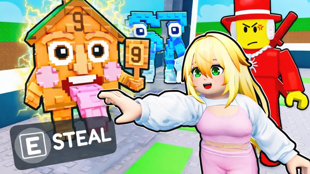 Я забрала у Сэмми Брейнротов в Steal From Brainrots Roblox | БлокиТоки