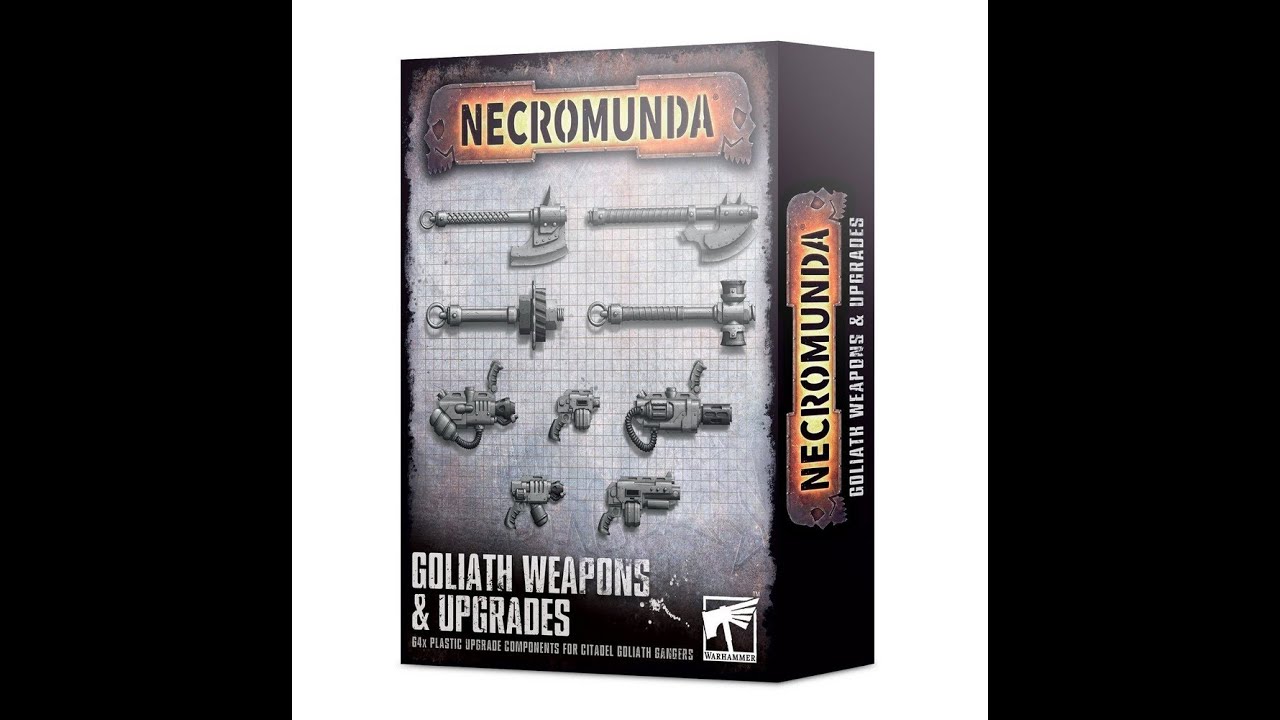 NECROMUNDA: GOLIATH WEAPONS AND UPGRADES