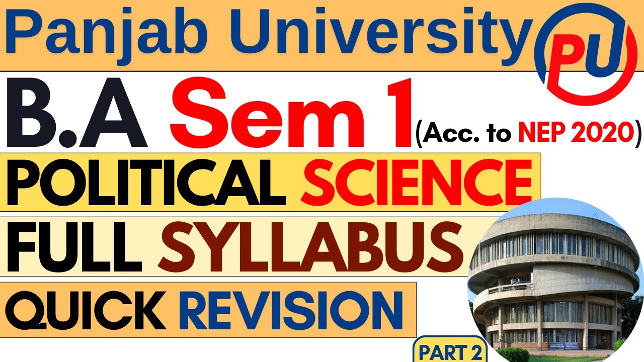 BA Sem 1 Political Science | Political Science Important Questions | Political Science BA Sem 1 | P2
