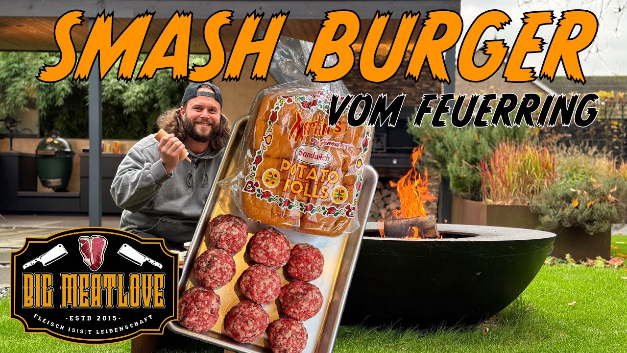 Smash Burger vom Feuerring  - Oklahoma Onion Burger (Special) - Bigmeatlove #037