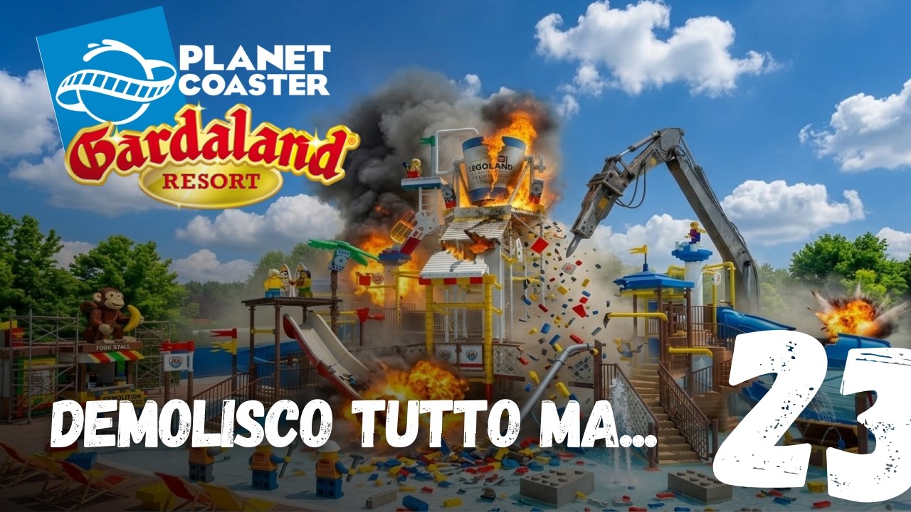 DISTRUGGO IL LEGOLAND WATERPARK MA... - RICOSTRUISCO GARDALAND  episodio 23