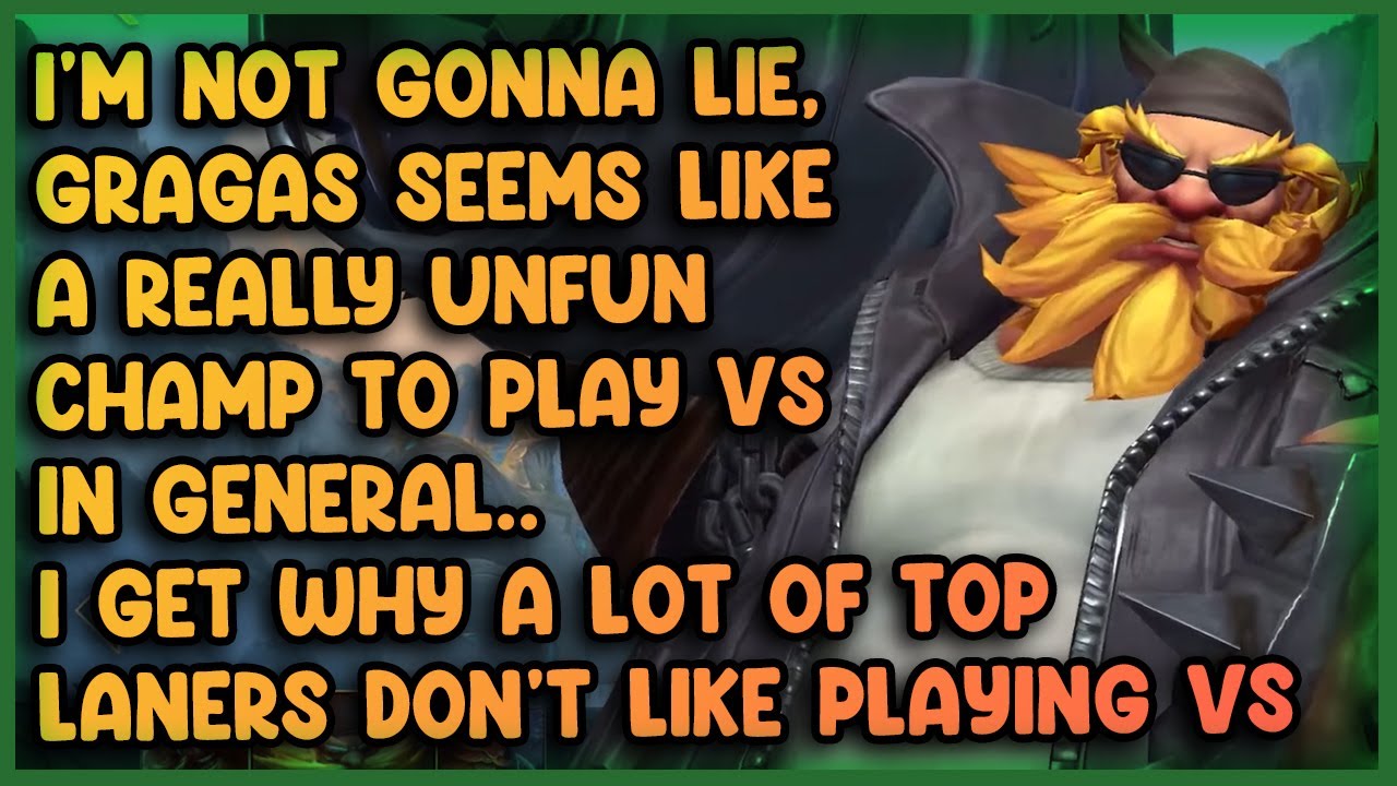 Geranimo: Gragas is OP, You don't interact with him at all! 👀