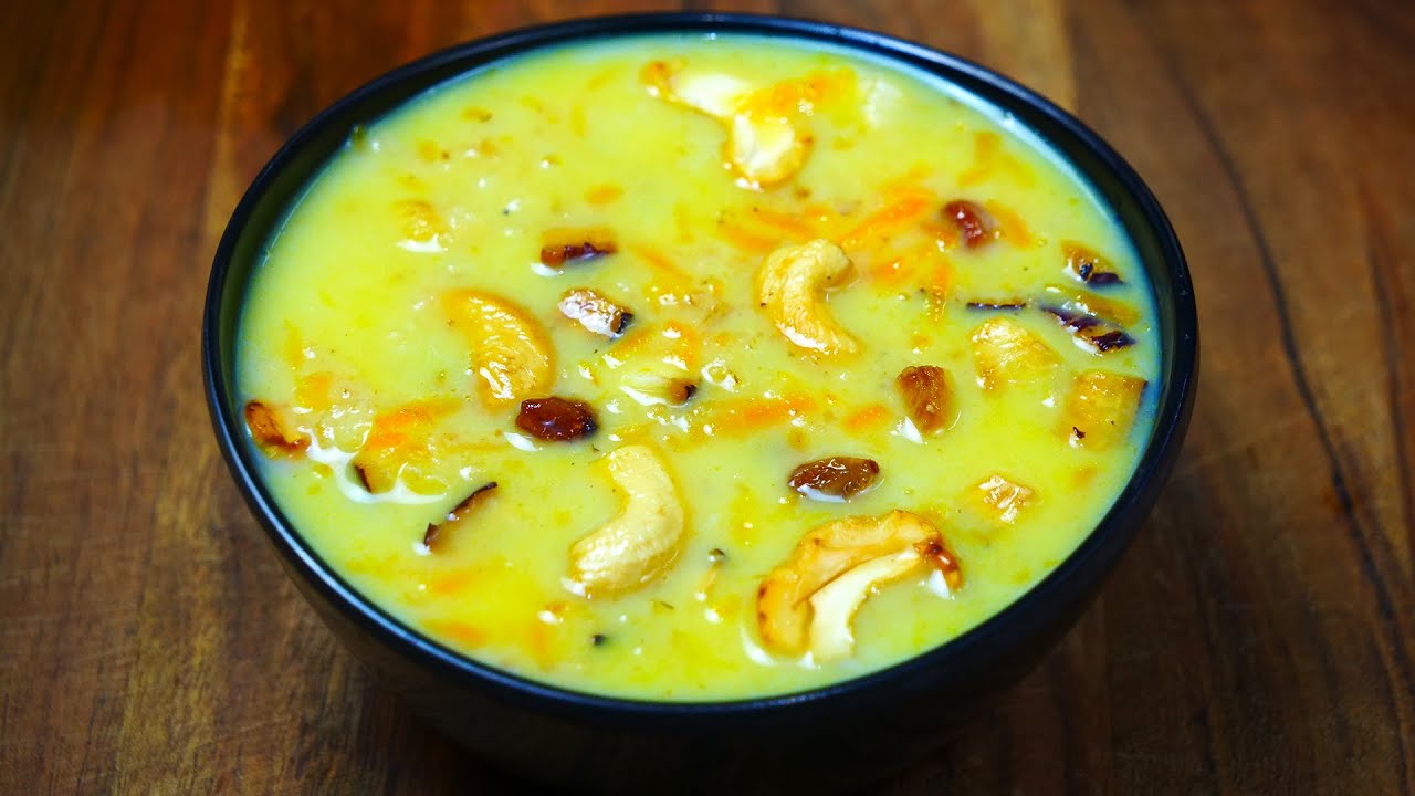 Happy Onam - Yummy Carrot Payasam Recipe - Best Desserts for KIDS!