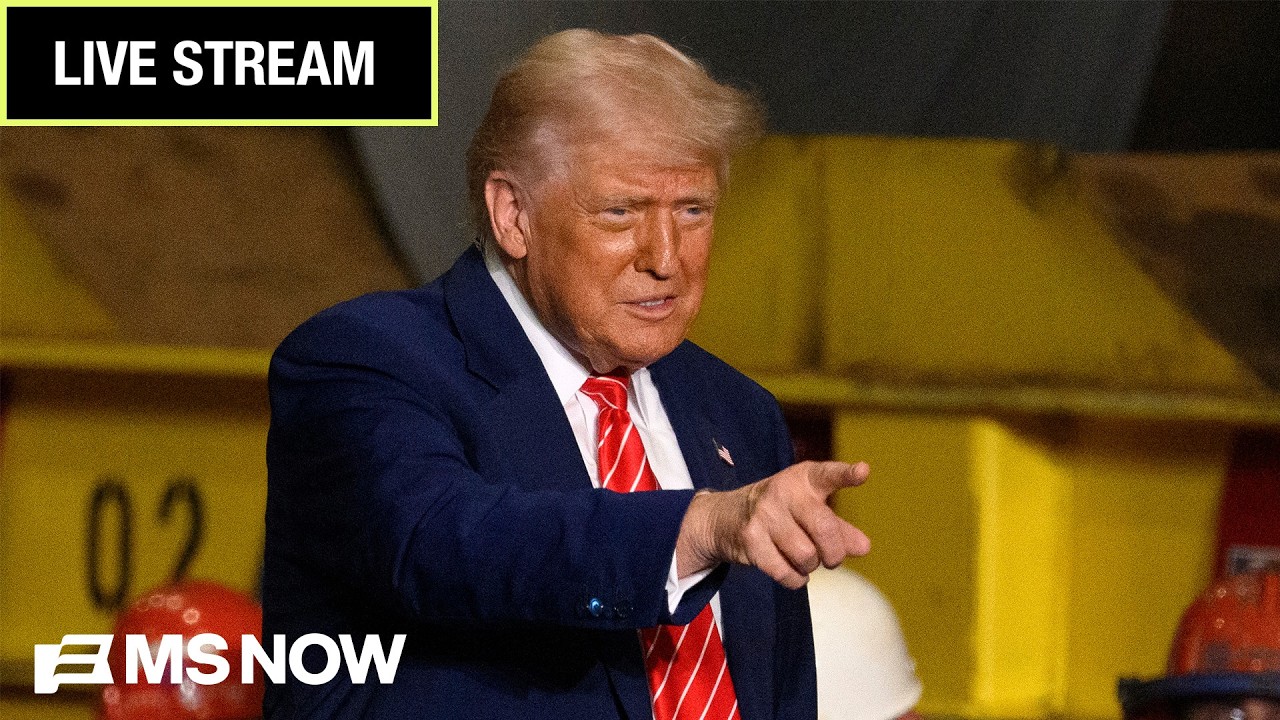 LIVE: Trump makes economic pitch in Georgia as prices stay high