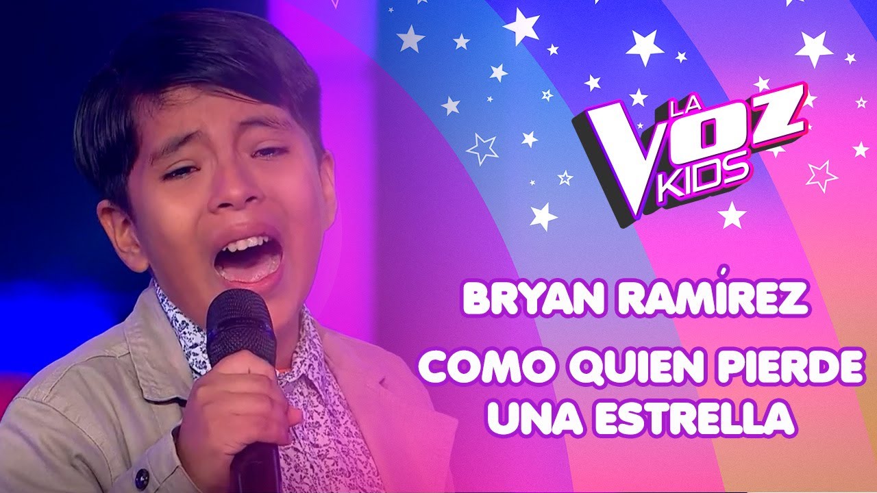 Bryan Ramírez | Como quien pierde una estrella | Audiciones a ciegas | Temporada 2022 | La Voz Kids