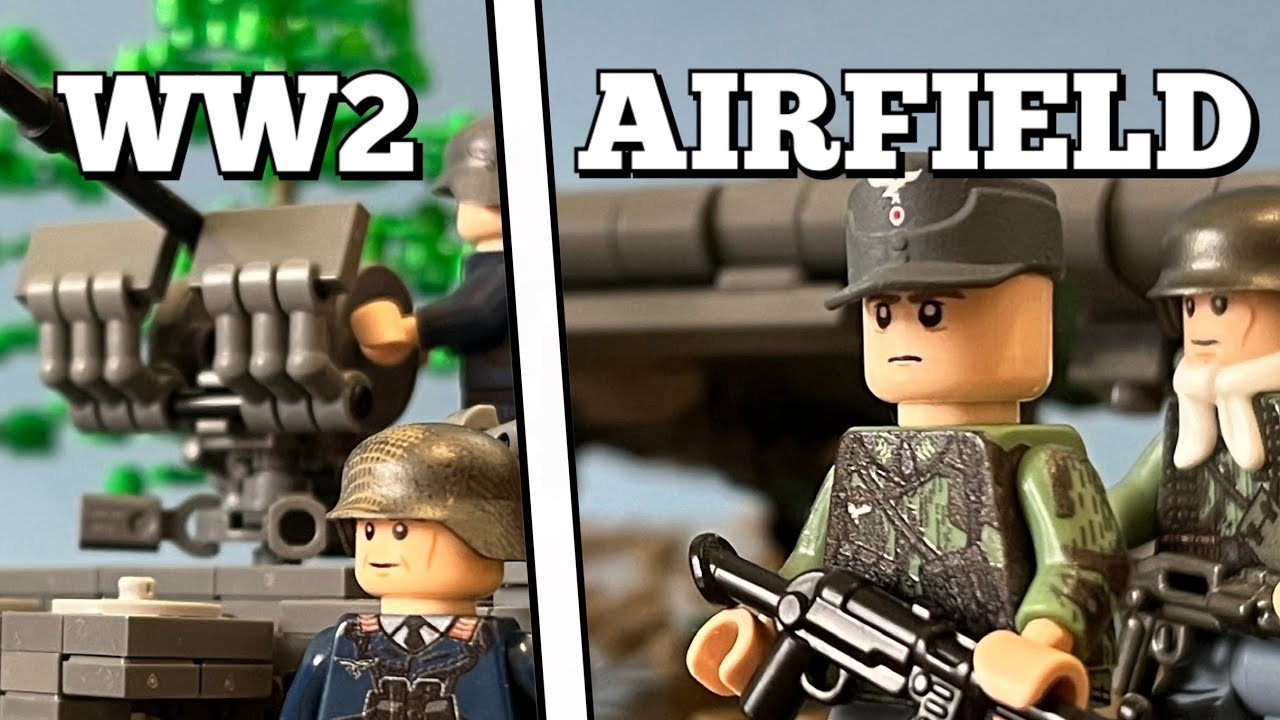 I build a HUGE WW2 German Airfield in LEGO!