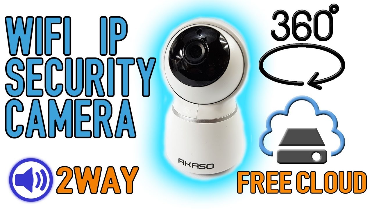 Wireless Security Camera with FREE Cloud Storage - AKASO P50 Review