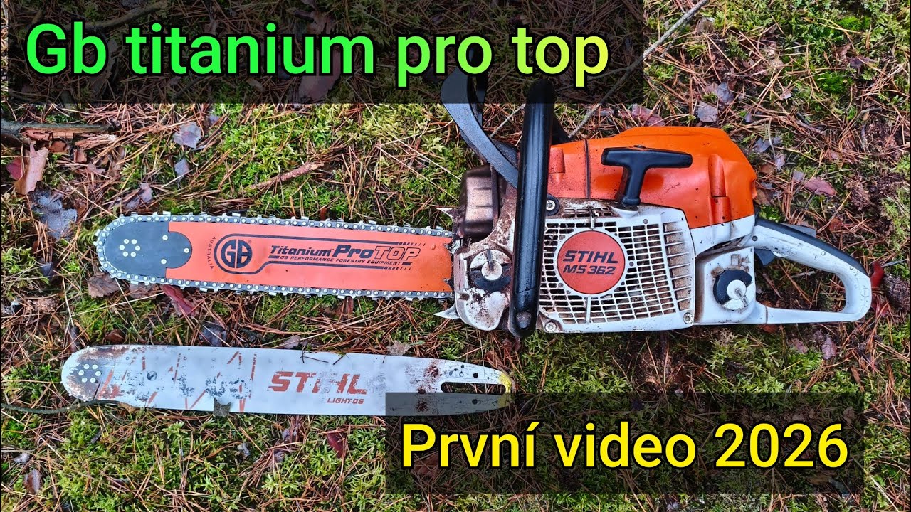 Nová lišta, nový maják a nový rok 2026😃, Stihl Ms 362  gb titanium, Stihl Ms 441, JP Forest 