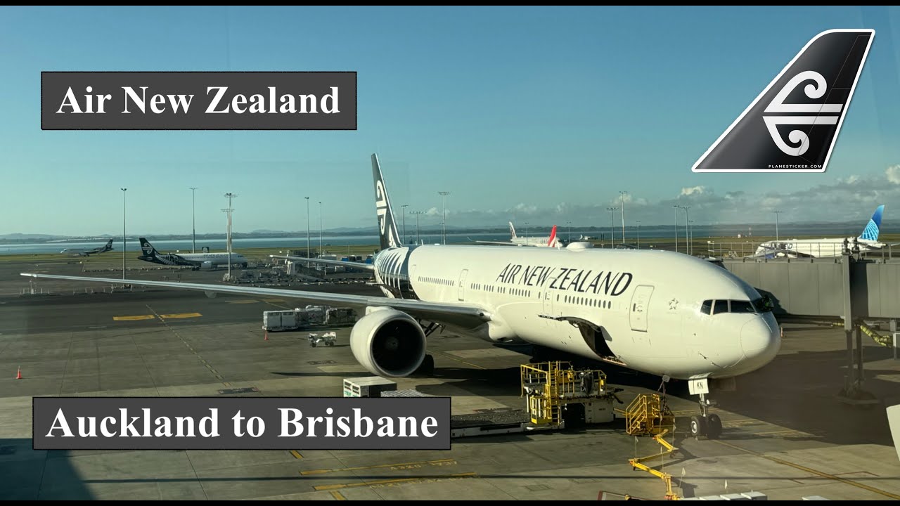 Air New Zealand NZ-145  Auckland to Brisbane Flight Report (Boeing 777-300)