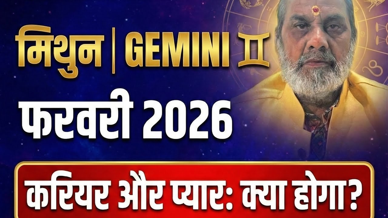 मिथुन राशि फरवरी 2026: करियर में क्या होगा? | Gemini Monthly Horoscope | Pandit Arun Shukla
