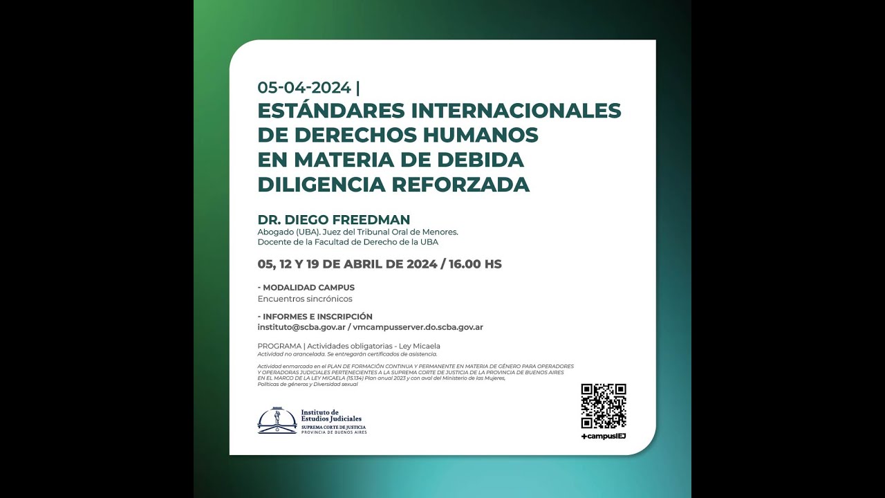 ESTÁNDARES INTERNACIONALES DE DERECHOS HUMANOS EN MATERIA DE DILIGENCIA REFORZADA II