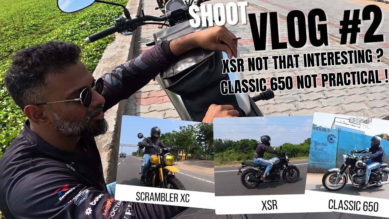 XSR 155 | SCRAMBLER 400 XC | Classic 650 - Review Shoot Vlog