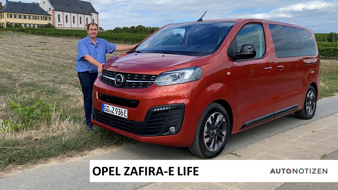 Opel Zafira-e Life (75 kWh) 2020: Elektro-Van im Review, Test, Fahrbericht