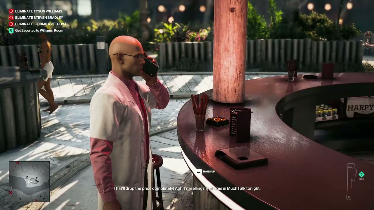 HITMAN 3 - Haven Island, Maldives  Gameplay (4K PC) | Kill Tyson Williams. #gaming #gamer  #4k60fps