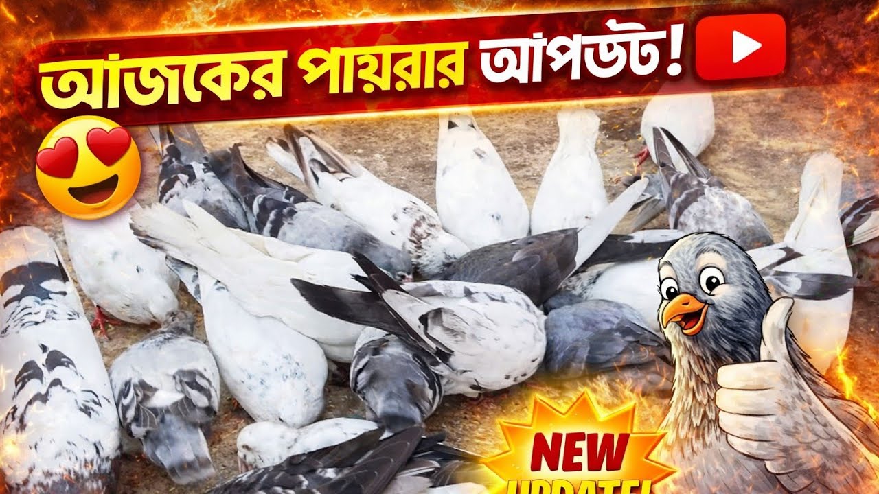 আজকের পায়রার আপডেট! 🕊️🔥 NEW UPDATE! 😍@mychoicepigeon 