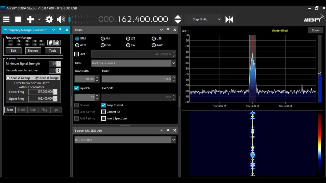 RTL-SDR for VHF Marine Scanner on SDR#