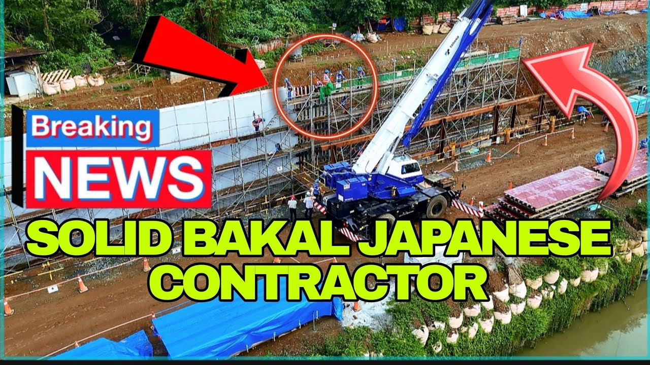 GRABE FLOOD CONTROL PROJECT NG JAPANESE CONTRACTOR SOLID BAKAL! 