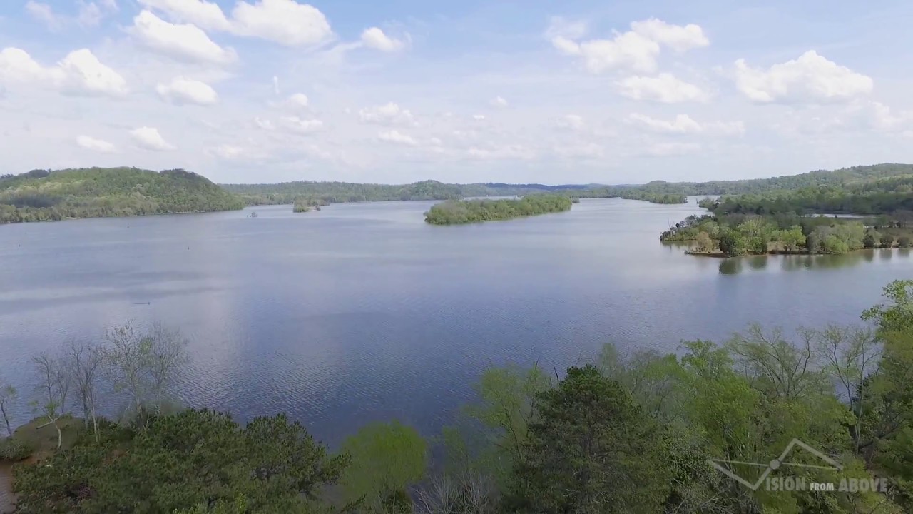 Aerial Video of Watts Bar Lake TN