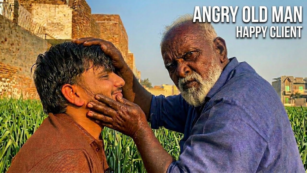 Most Relaxing Village Massage by Angry Old Man | ASMR Sleep Gusse Wale Baba Ji Ka Jaadui Massage! ✨