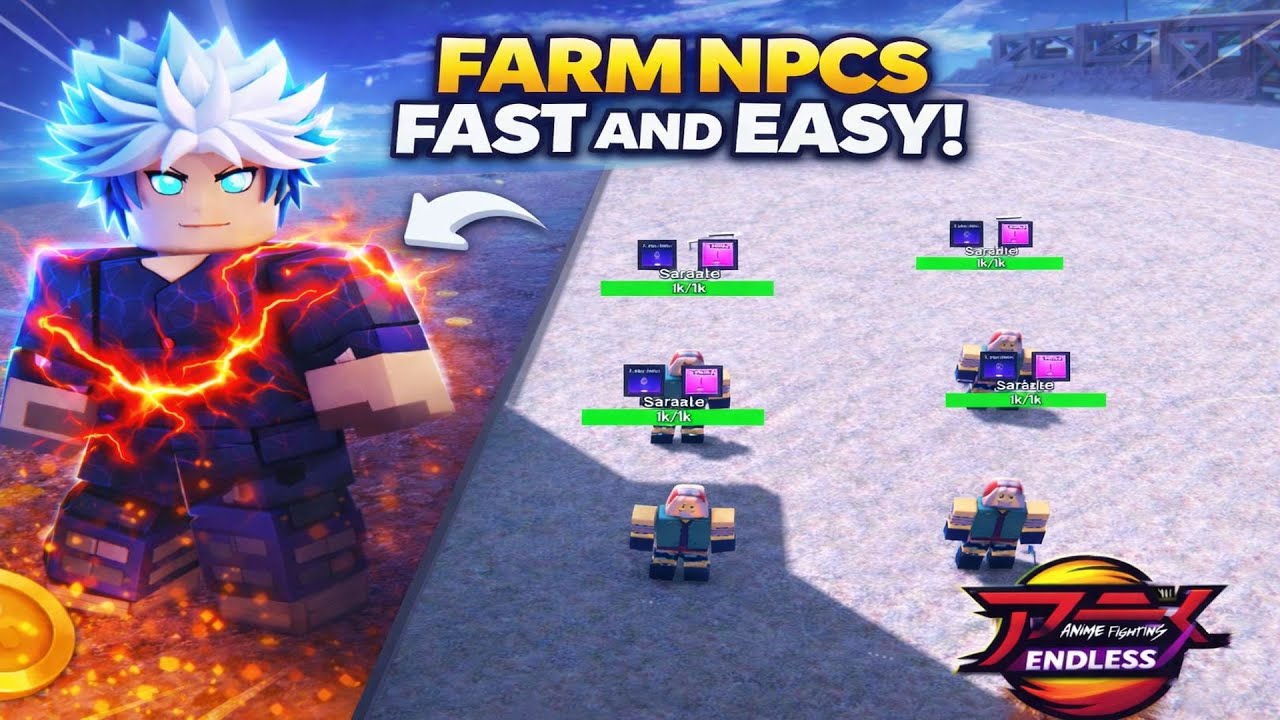 Best Way to Farm NPCs in Anime Fighting Simulator Endless (Easy & Fast)